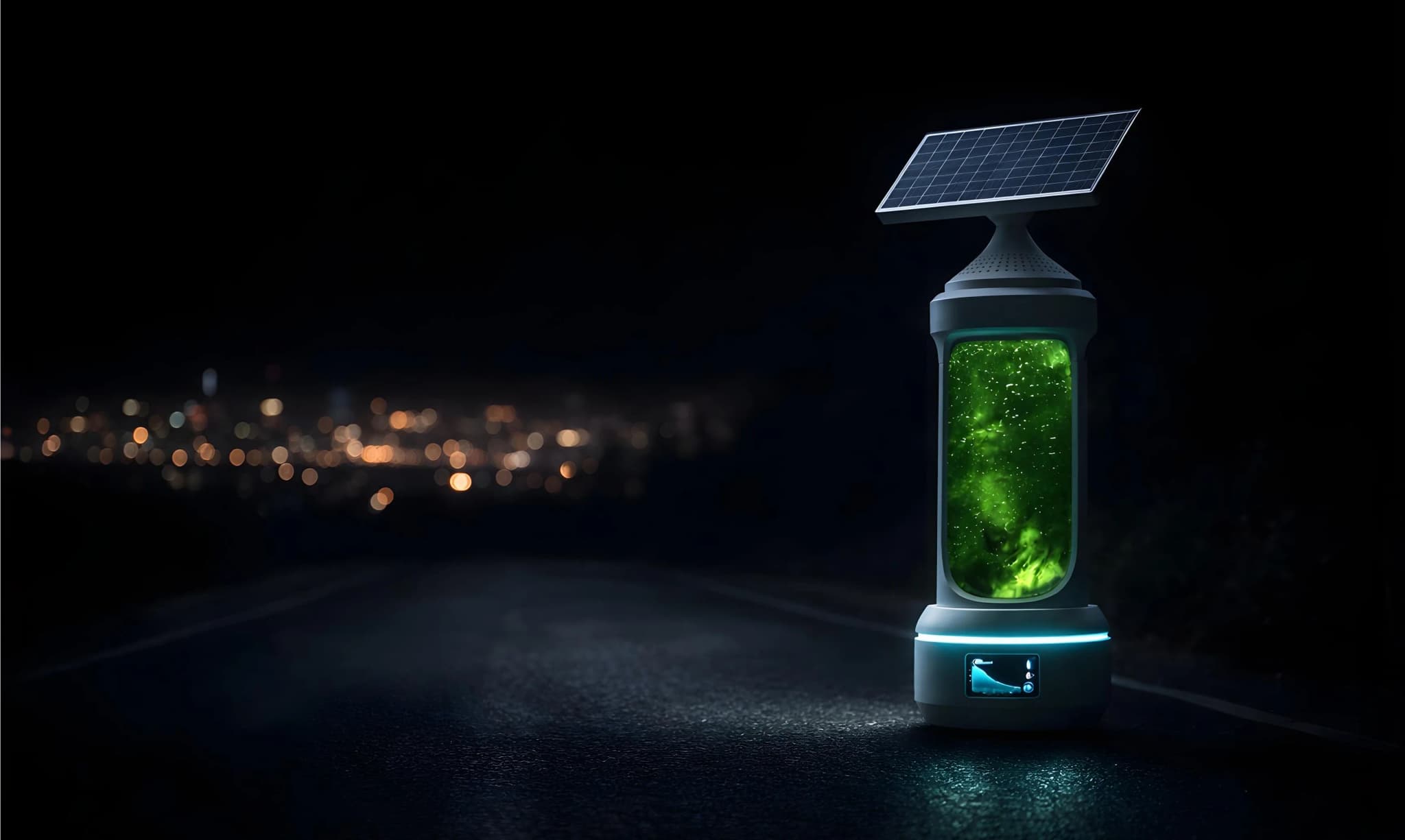 Microscopic algae inspired visual